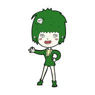 Cartoon Vampire Girl N249