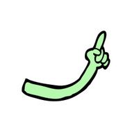 cartoon monster arm N116