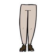 cartoon female legs N50