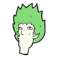cartoon vampire face N41