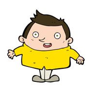 cartoon happy man N502
