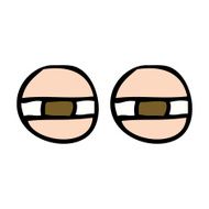 Cartoon Eyes N135