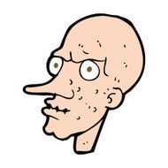 cartoon evil old man N18