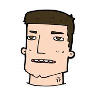cartoon male head N11
