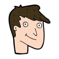 cartoon happy man N503