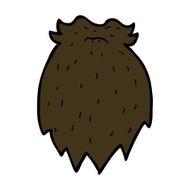 cartoon fake beard N11