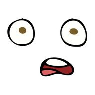Shocked Cartoon Face N8
