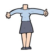 cartoon female body (add photos or mix and match cartoons) N256