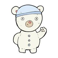 Cartoon Polar Bear Cub N61