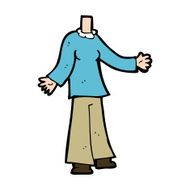 cartoon female body (add photos or mix and match cartoons) N258