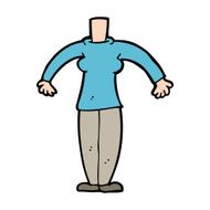cartoon female body (add photos or mix and match cartoons) N259