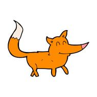 Cartoon little fox N38