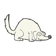 cartoon happy dog N82