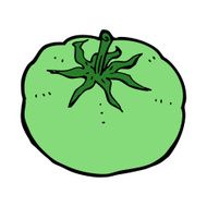 cartoon green tomato N9