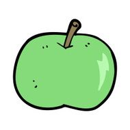 cartoon shiny apple N11