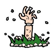 cartoon zombie arm N11