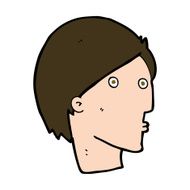 cartoon surprised face N21