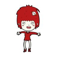 Cartoon Vampire Girl N251