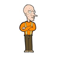 cartoon mean old man N11