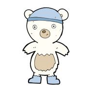 cartoon cute polar bear N54
