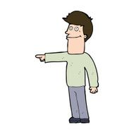 Cartoon Man Pointing N224