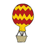 cartoon hot air balloon N16