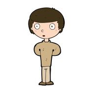 cartoon curious boy N42
