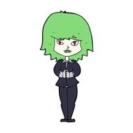 cartoon vampire woman N12