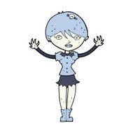 Cartoon Vampire Girl N252