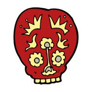 cartoon sugar skull N11