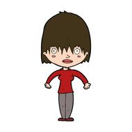 cartoon woman staring N33