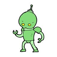 cartoon alien robot N21