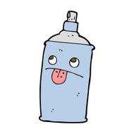 cartoon spray can N95