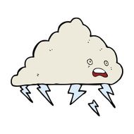 Cartoon Thundercloud N28