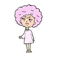 cartoon old lady N13