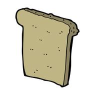 Cartoon Slice Of Bread N7