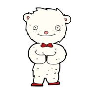 cartoon little polar bear N12
