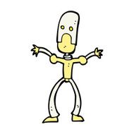 cartoon funny robot N90