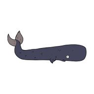Cartoon Whale N86