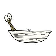 Cartoon Rowing Boat N27