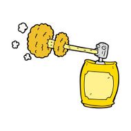 cartoon spray can N96