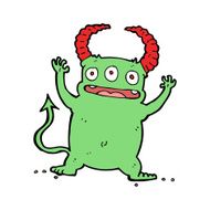 cartoon little devil N87