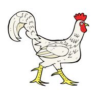 cartoon cockerel N32