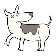 funny cartoon dog N27