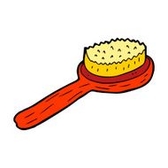 cartoon old brush N11