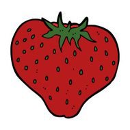 Cartoon Strawberry N77