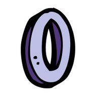 cartoon letter N156