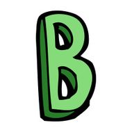 cartoon letter N160