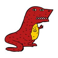 cartoon dinosaur N127