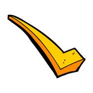 cartoon positive tick symbol N11